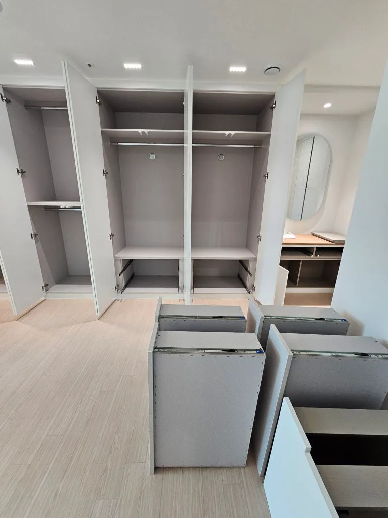 평택 창틀·샷시 먼지 제거 모습